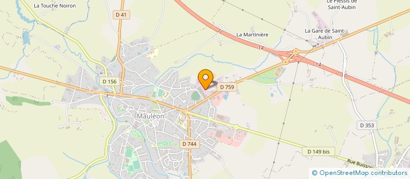 localisation de l'entreprise THIBAUDEAU à MAULEON