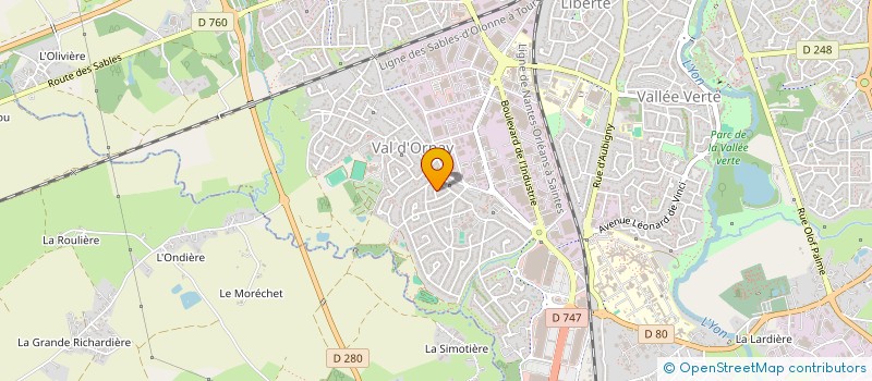 localisation de l'entreprise THIBAUDEAU JEAN-FRANCOIS ET CLAUDE à ROCHE SUR YON (LA)