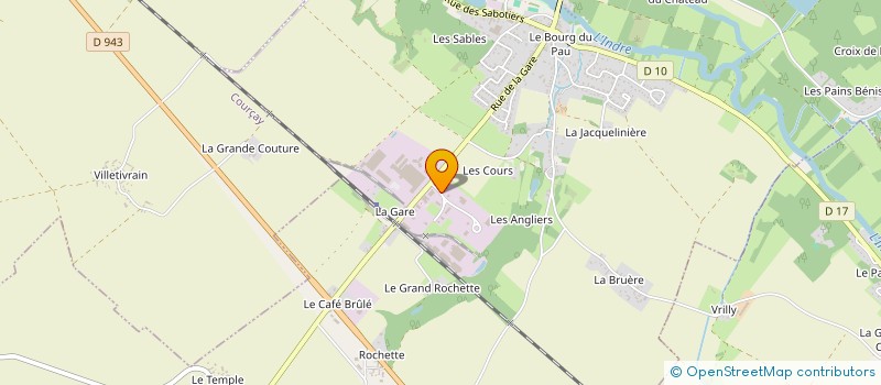 localisation de l'entreprise THIBAULT  REIGNAC-SUR-INDRE