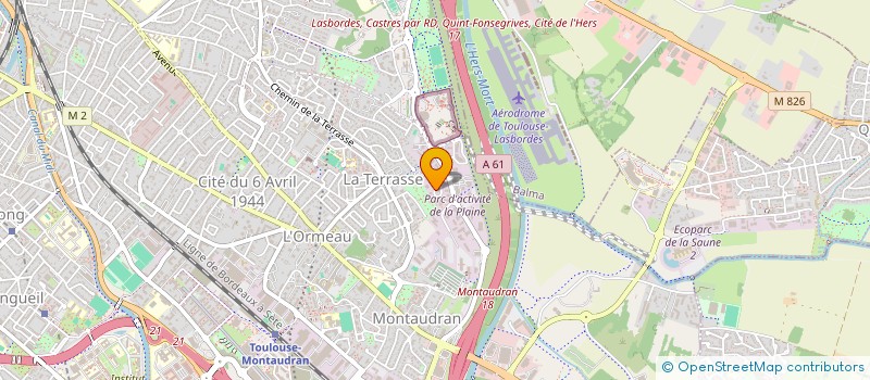 localisation de l'entreprise THIBAULT à TOULOUSE