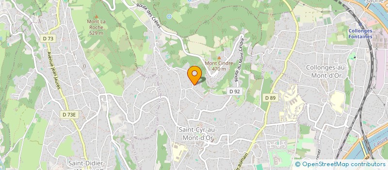 localisation de l'entreprise THIBAULT  SAINT-CYR-AU-MONT-D'OR