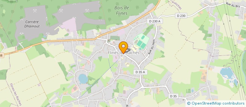 localisation de l'entreprise THIBAULT  FLINES-LEZ-RACHES