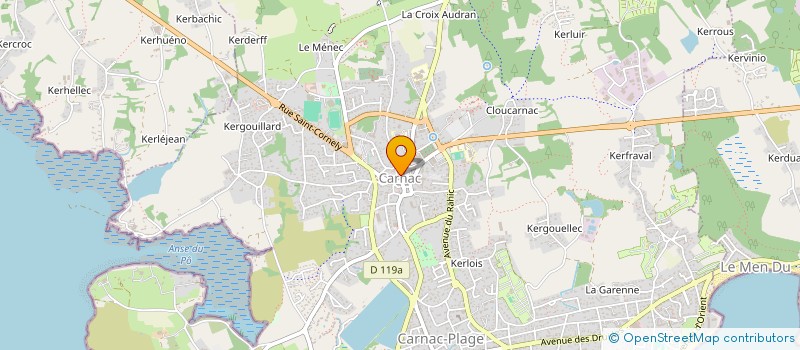 localisation de l'entreprise THIBAULT  CARNAC