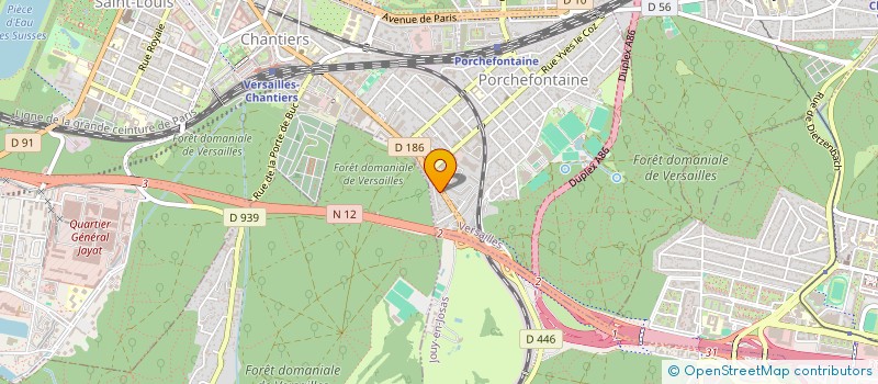 localisation de l'entreprise THIBAULT COURTAGE à VERSAILLES