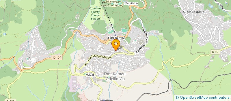 localisation de l'entreprise THIBAULT CROLET à FONT-ROMEU-ODEILLO-VIA