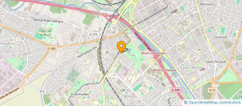 localisation de l'entreprise THIBAULT DARCQ PATRIMOINE  REIMS