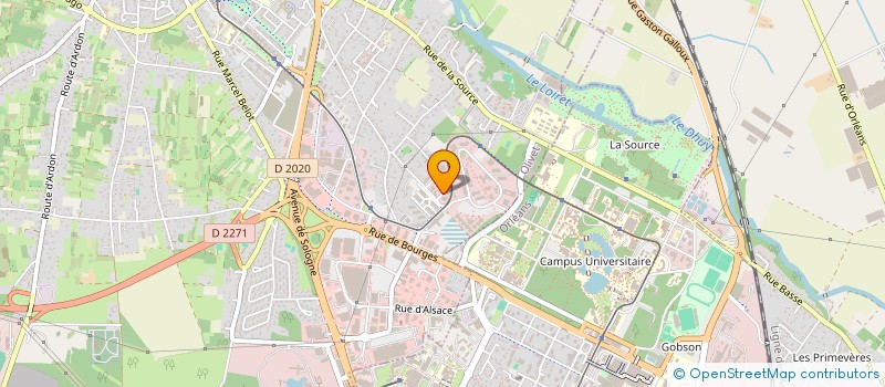 localisation de l'entreprise THIBAULT ENERGIE  OLIVET