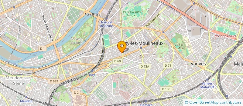 localisation de l'entreprise THIBAULT ET FILS à ISSY-LES-MOULINEAUX