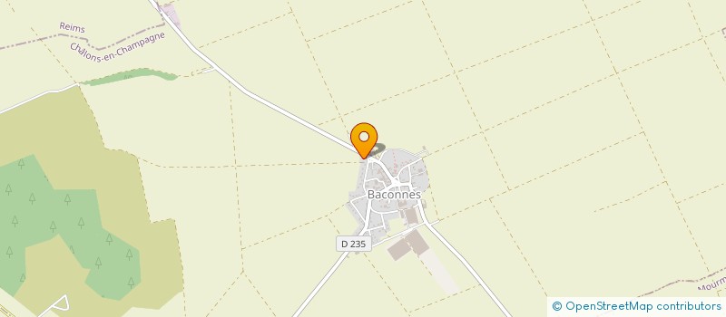 localisation de l'entreprise THIBAULT GILLET  BACONNES