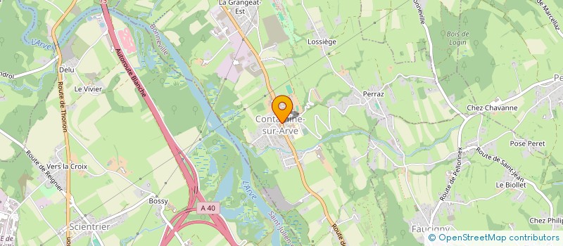 localisation de l'entreprise THIBAULT IMMO  CONTAMINE-SUR-ARVE