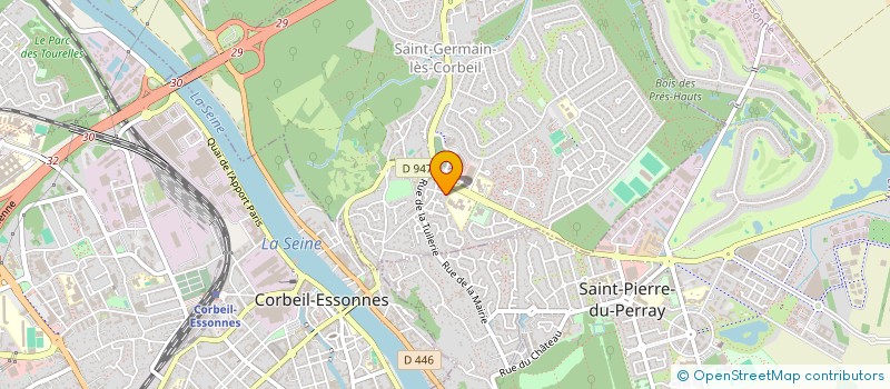 localisation de l'entreprise THIBAULT JAUBART SERVICE GRANDE CUISINE  SAINT-GERMAIN-LES-CORBEIL