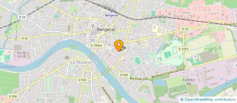localisation de l'entreprise THIBAULT RUIZ à BERGERAC