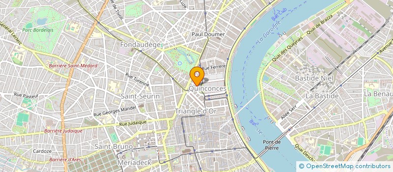 localisation de l'entreprise THIBAULT SUDRE NOTAIRE ASSOCIE SOCIETE TITULAIRE D'UN OFFICE NOTARIAL  BORDEAUX