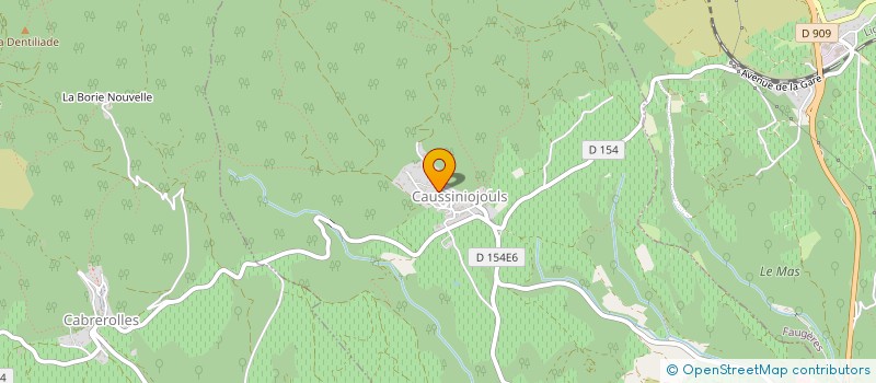 localisation de l'entreprise THIBAUT  CAUSSINIOJOULS