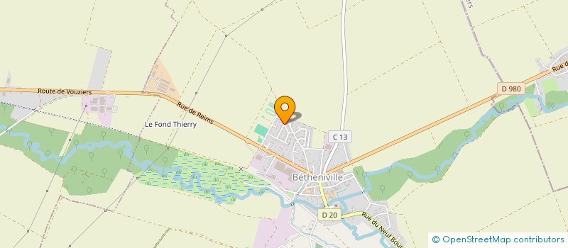 localisation de l'entreprise THIBAUT 99L RACING  BETHENIVILLE