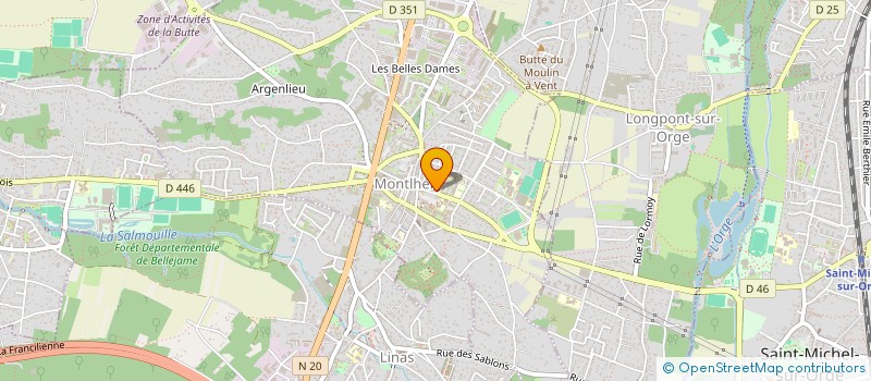 localisation de l'entreprise THIBAUT COFFIN, JEAN-EMMANUEL PETIT, MARINA LACHKEVITCH, PIERRE SACRE, NOTAIRES ASSOCIES à MONTLHERY