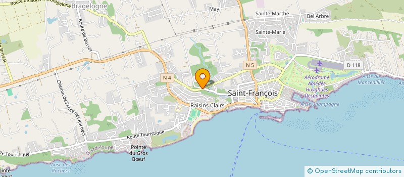 localisation de l'entreprise THIBAUT FROMENTAL à SAINT-FRANCOIS