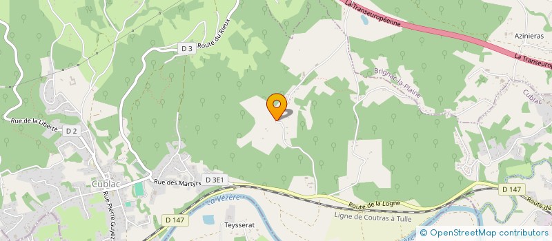 localisation de l'entreprise THIBAUT KAHLHOVEN RACING  CUBLAC