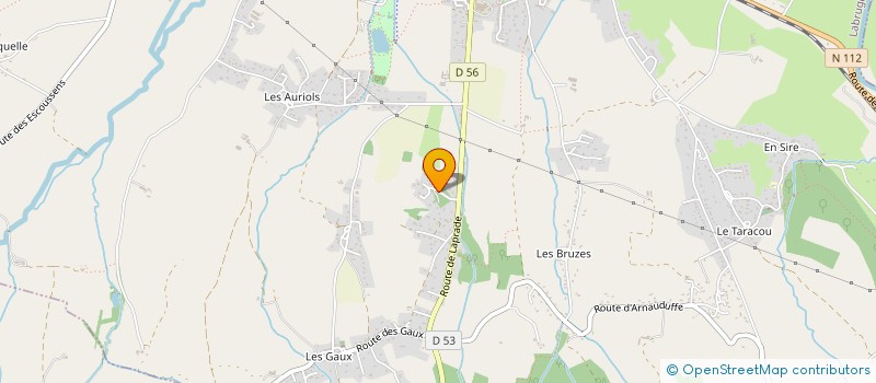 localisation de l'entreprise THIBAUT PEINTURE à LABRUGUIERE