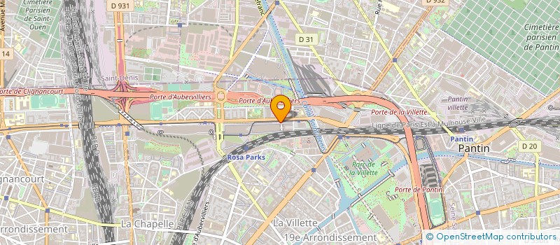 localisation de l'entreprise THIBAUT ROBERT ARCHITECTES ET ASSOCIES  PARIS