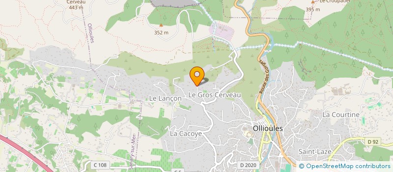 localisation de l'entreprise THIBAUT VIVIER CONSEIL ET INVESTISSEMENT à OLLIOULES