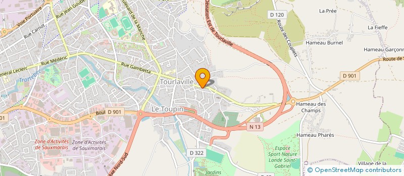 localisation de l'entreprise THIBAUT VOISIN  CHERBOURG-EN-COTENTIN