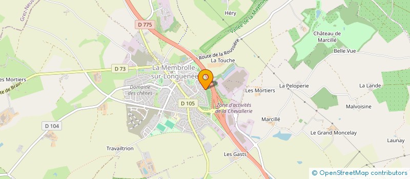 localisation de l'entreprise THIBCIA  LONGUENEE-EN-ANJOU