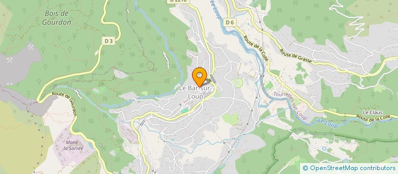 localisation de l'entreprise THIBEAUT  LE BAR-SUR-LOUP