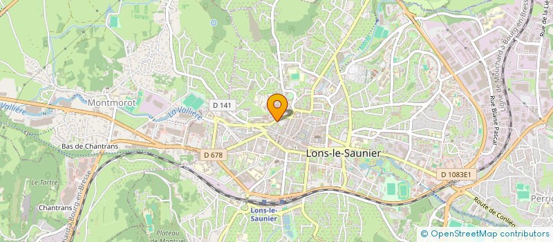 localisation de l'entreprise THIBED  LONS-LE-SAUNIER