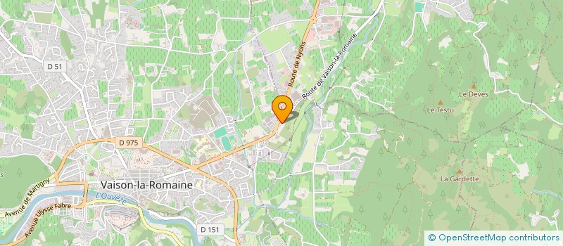 localisation de l'entreprise THIBEDEZ  VAISON-LA-ROMAINE