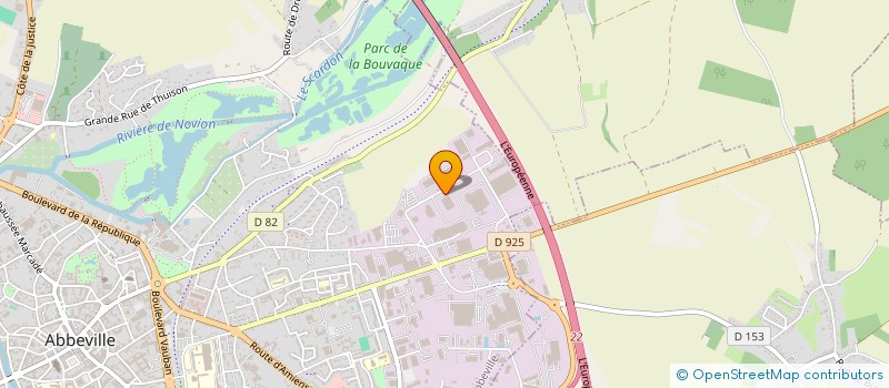 localisation de l'entreprise THIBELEC à ABBEVILLE