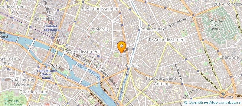 localisation de l'entreprise THIBERCO à PARIS