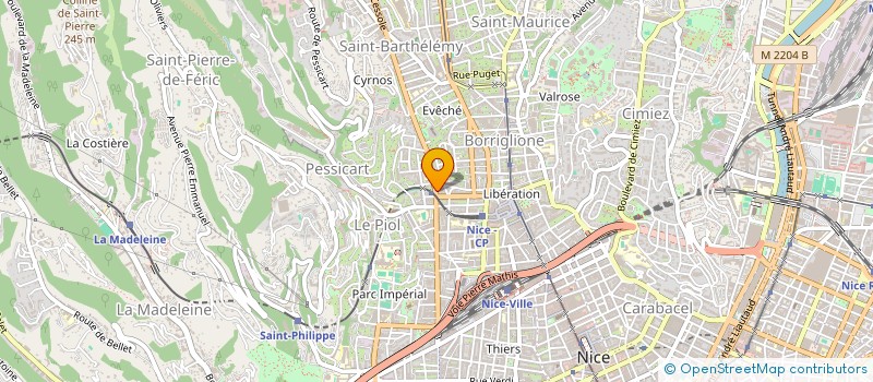 localisation de l'entreprise THIBERKO à NICE