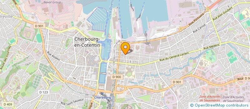 localisation de l'entreprise THIBERLUC à CHERBOURG-EN-COTENTIN