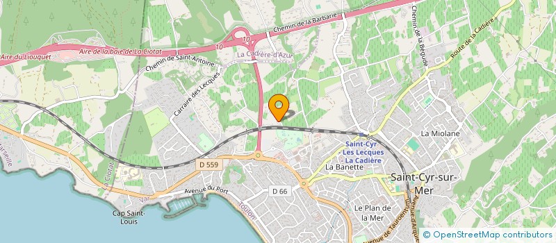 localisation de l'entreprise THIBEST FAMILY à SAINT-CYR-SUR-MER