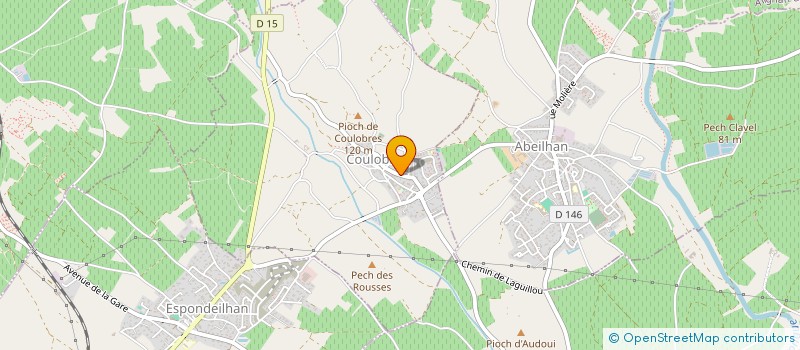 localisation de l'entreprise THIBLIS  COULOBRES