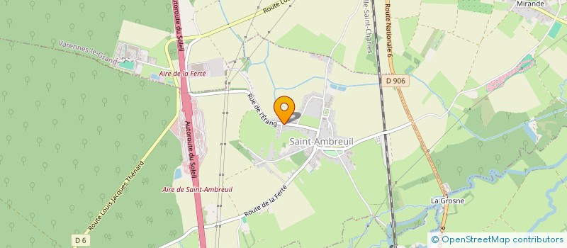 localisation de l'entreprise THIBMAN  SAINT-AMBREUIL