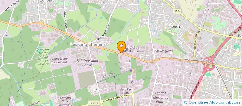 localisation de l'entreprise THIBMARIN  LE HAILLAN