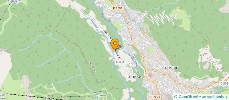 localisation de l'entreprise THIBO CHARPENTE à BRIANCON