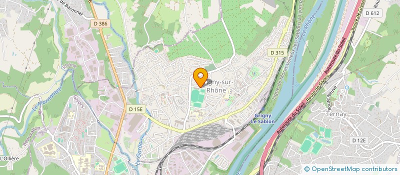 localisation de l'entreprise THIBOLI  GRIGNY