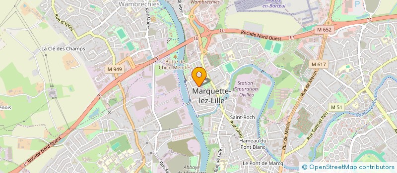 localisation de l'entreprise THIBOOM  MARQUETTE-LEZ-LILLE