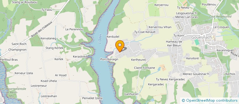 localisation de l'entreprise THIBOS  GOUESNACH