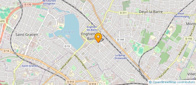 localisation de l'entreprise THIBOZE à ENGHIEN-LES-BAINS