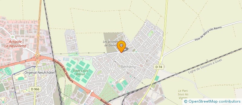 localisation de l'entreprise THIBRA  BETHENY