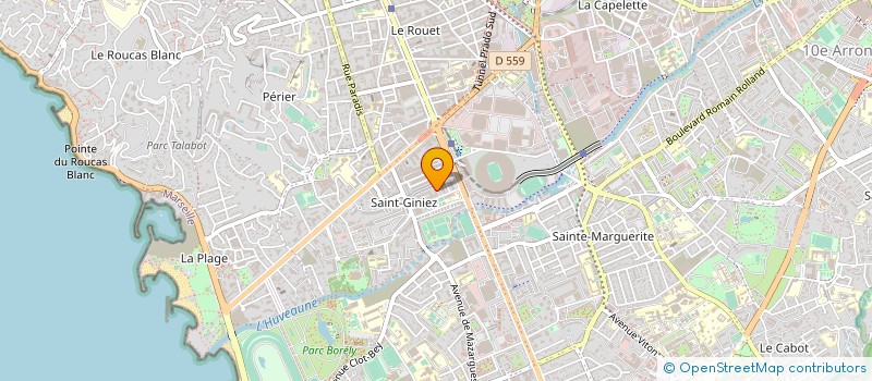 localisation de l'entreprise THIBRI à MARSEILLE