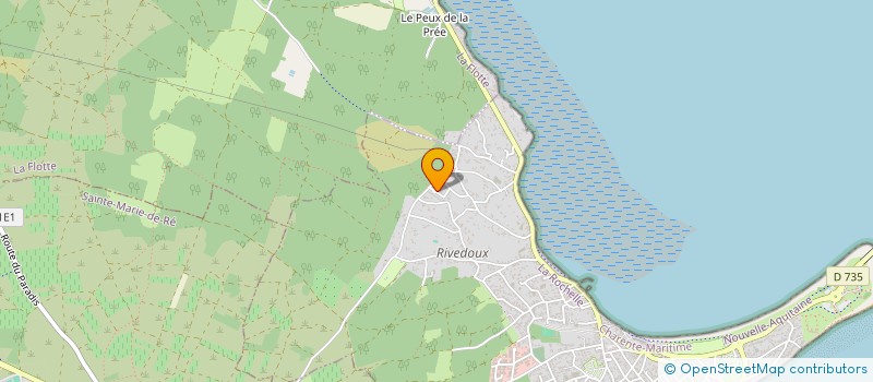 localisation de l'entreprise THICA 86  RIVEDOUX-PLAGE