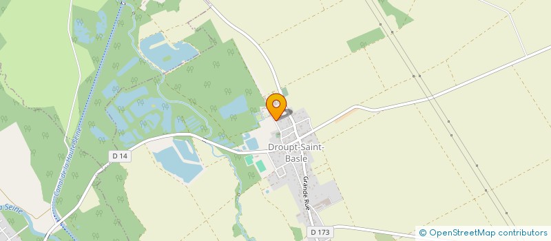 localisation de l'entreprise THICAM à DROUPT-SAINT-BASLE