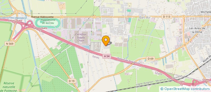 localisation de l'entreprise THICAS  SALON-DE-PROVENCE