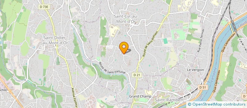 localisation de l'entreprise THICLA  SAINT-CYR-AU-MONT-D'OR