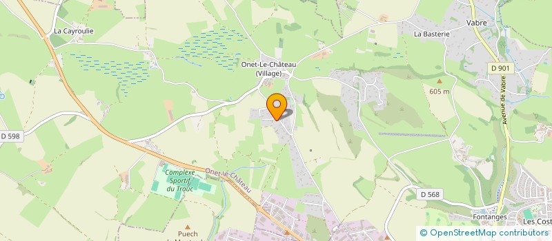 localisation de l'entreprise THICODE II  ONET LE CHATEAU